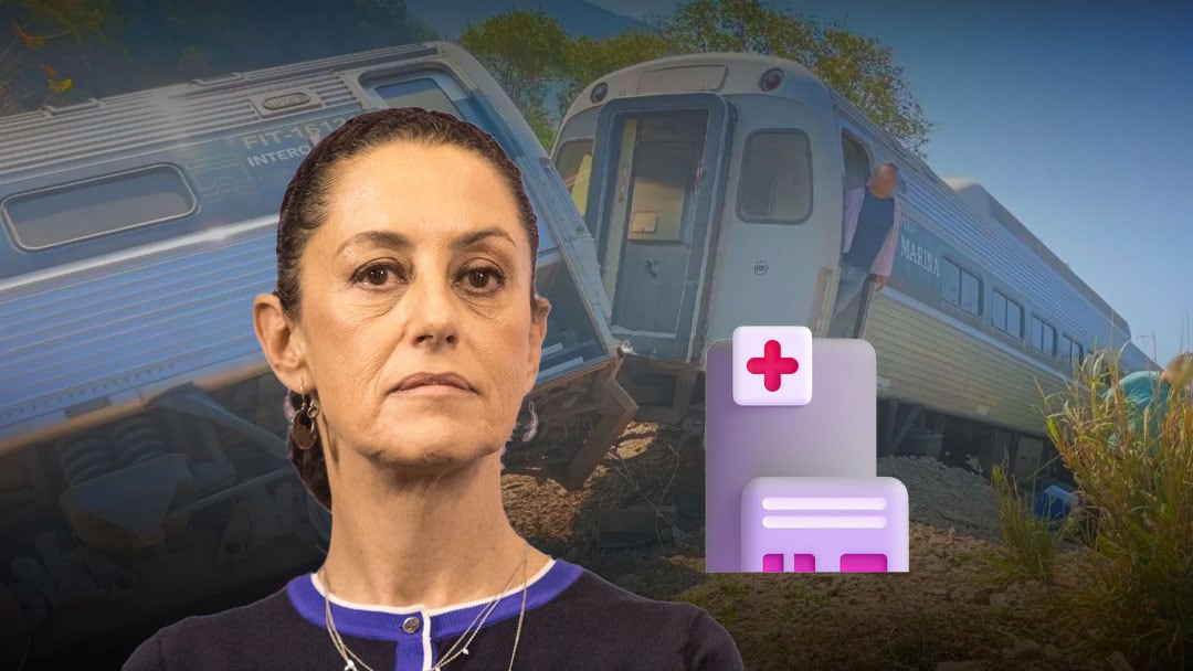 Claudia Sheinbaum llega a hospital del ISSSTE para reunirse con víctimas del Tren Interoceánico