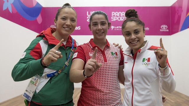 Paola Longoria encabeza al equipo de ráquetbol.