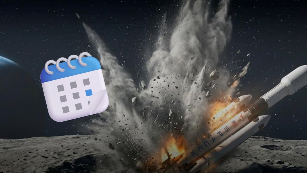 Así será el impacto del cohete de SpaceX contra la Luna este 5 de agosto