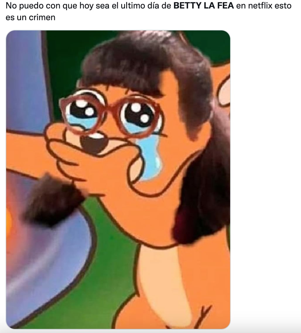 Memes sobre la salida de 'Betty, la fea' de Netflix