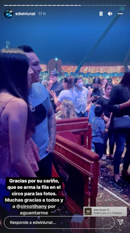 Edwin Luna, circo