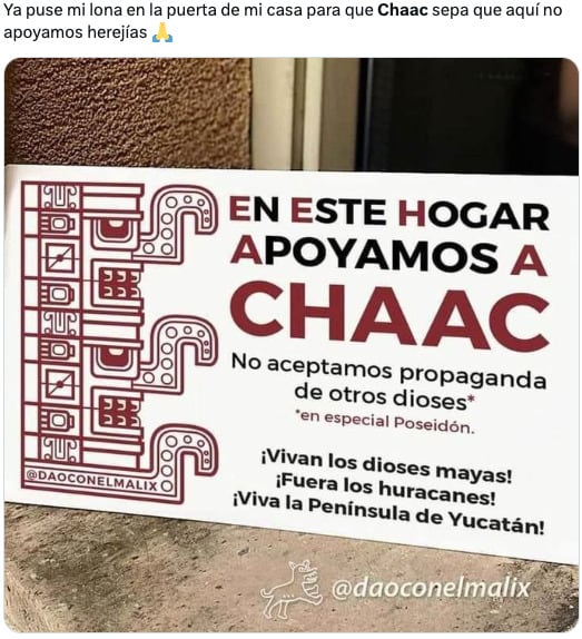 El huracán Beryl desata los memes de Poseidón vs Chaac