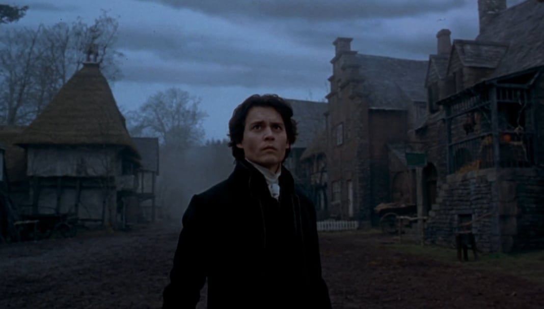 Johnny Depp en la película 'La leyenda del jinete sin cabeza'