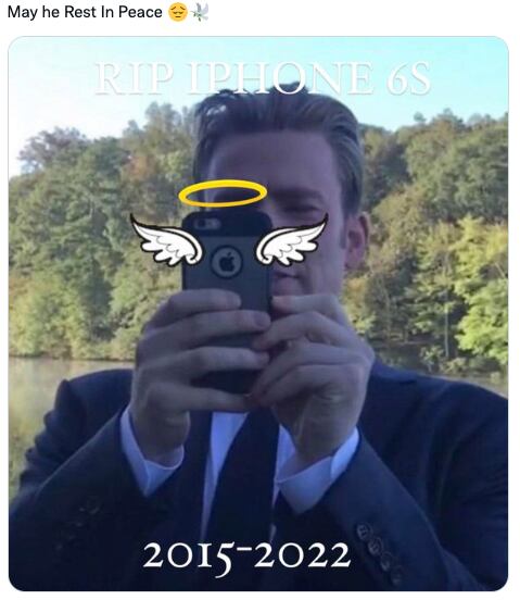 Memes de Chris Evans y su iPhone 6s