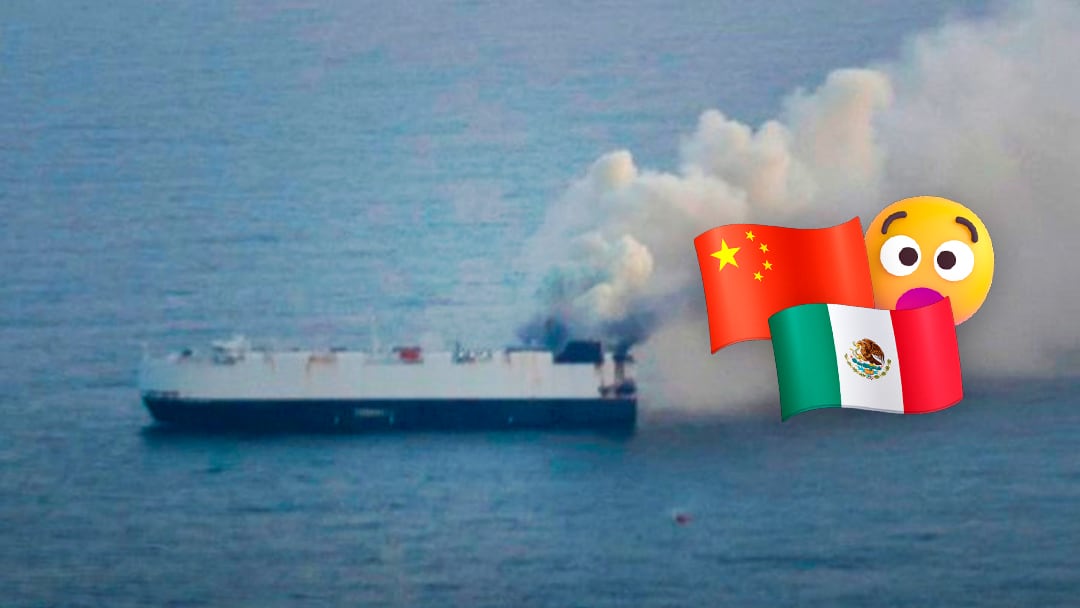 ¿Qué autos llevaba el buque que iba de China a México y se hundió en el Océano Pacífico? Esto sabemos