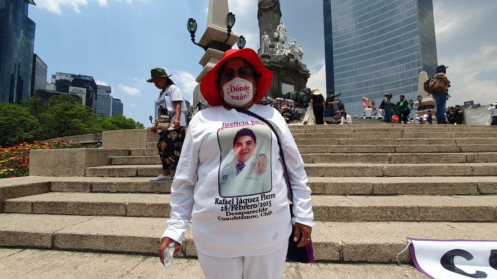 Mamá de Rafael Jáquez Fierro, estudiante de medicina desaparecido