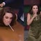Tania Rincón rompe una mesa en Hoy y de paso, también su vestido (VIDEO)