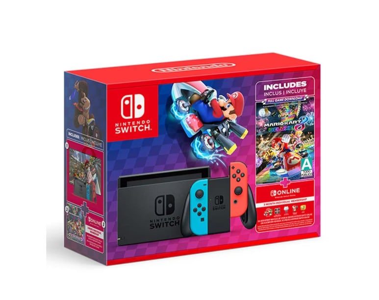 Consola Switch (Neón) OLED de 64 GB edición bundle Mario Kart en Liverpool