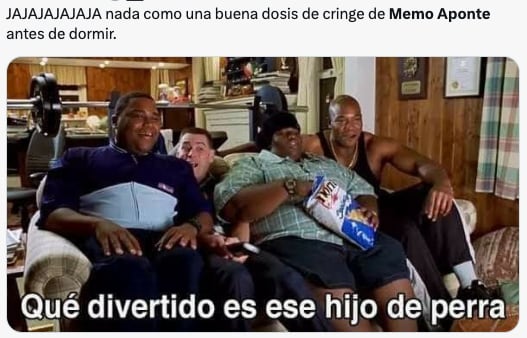Memes funan a Memo Aponte por su cosplay de Bluey