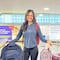 Sin miedo al cobro por exceso de equipaje, así viaja la alcaldesa Geraldine Ponce