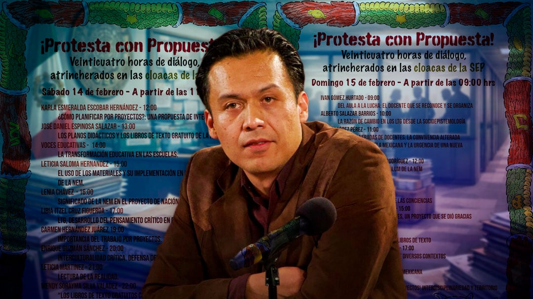 Marx Arriaga anuncia protesta y defiende su permanencia en la SEP