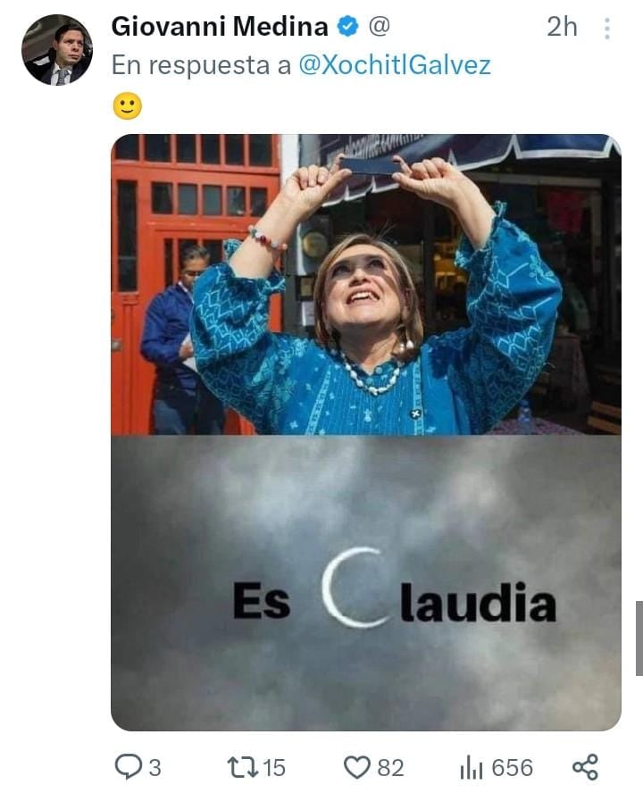 Memes eclipsan a Xóchitl Gálvez