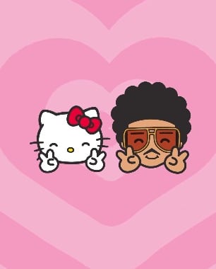 Bruno Mars y Hello Kitty
