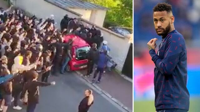 Fans fueron a casa de Neymar a insultarlo