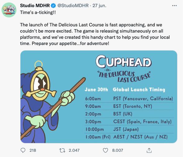 DCL de Cuphead ya está disponible