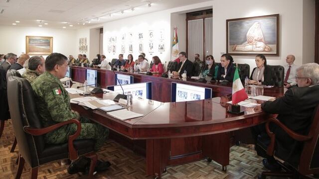 Reunión en Palacio Nacional.