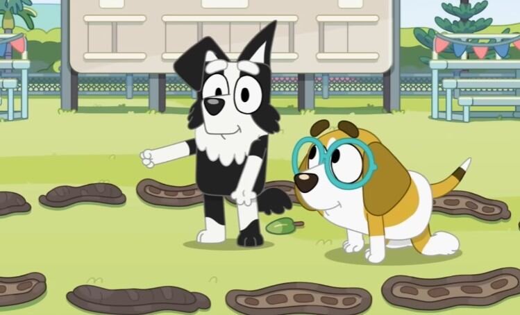 Bluey y Bingo juegan al circo