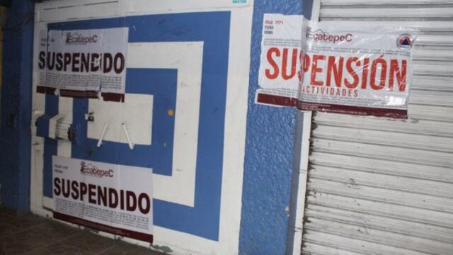 Suspensiones en Ecatepec