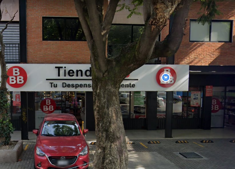 Tienda 3B gentrificada en Coyoacán.