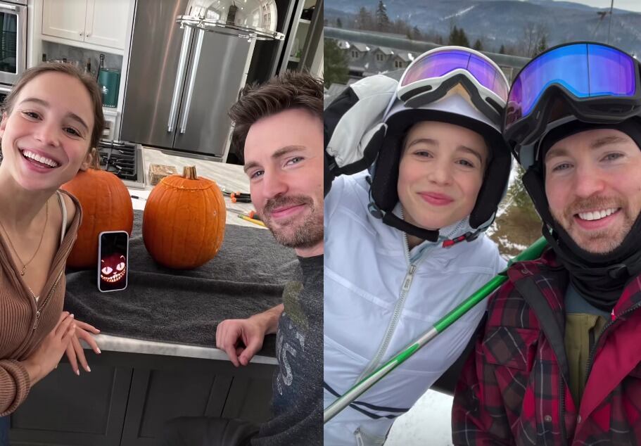 Chris Evans y Alba Baptista