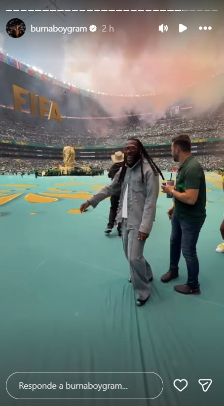 Burna Boy se sorprende del cariño que recibió en México