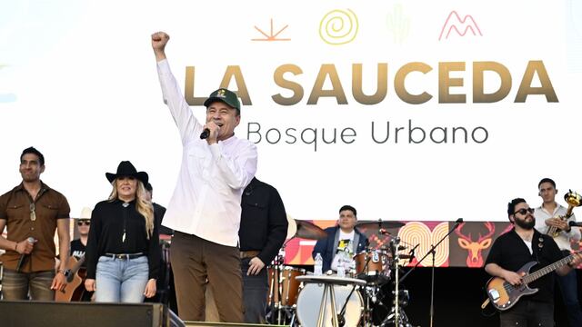 Alfonso Durazo inaugura primera etapa del Bosque Urbano La Sauceda