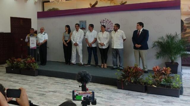Conferencia de prensa tras balacera en Cuernavaca.