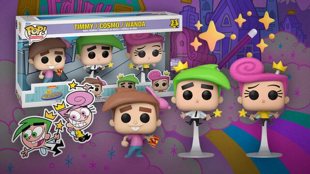Funko Pop! de Cosmo y Wanda con Timmy Turner
