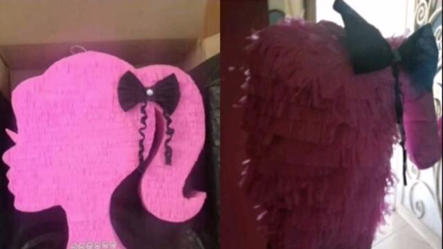 Recibe Piñata deforme para el cumpleaños de su sobrina