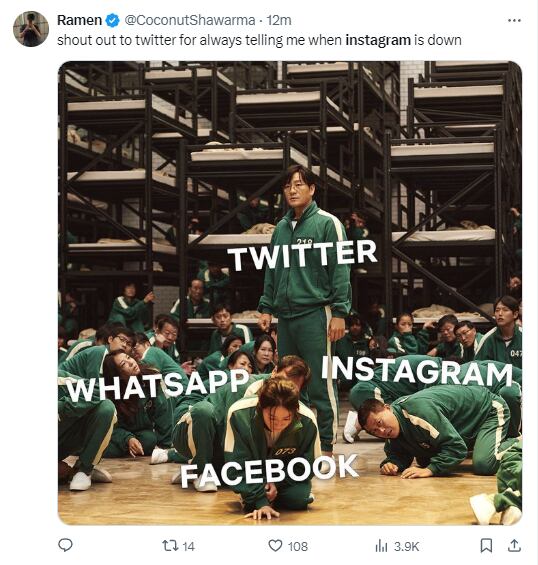 Memes por la caída de Instagram hoy 24 de mayo