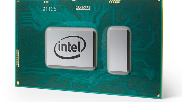 Un procesador Intel Core de octava generación Serie U.