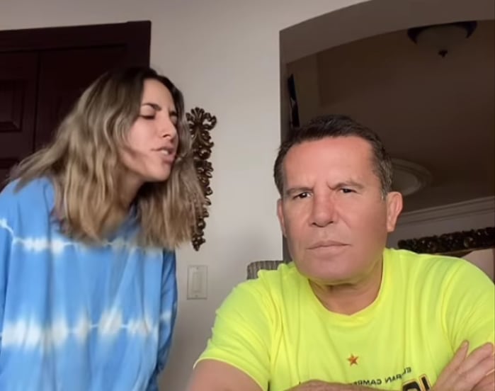 Julio César Chávez y Nicole Chávez