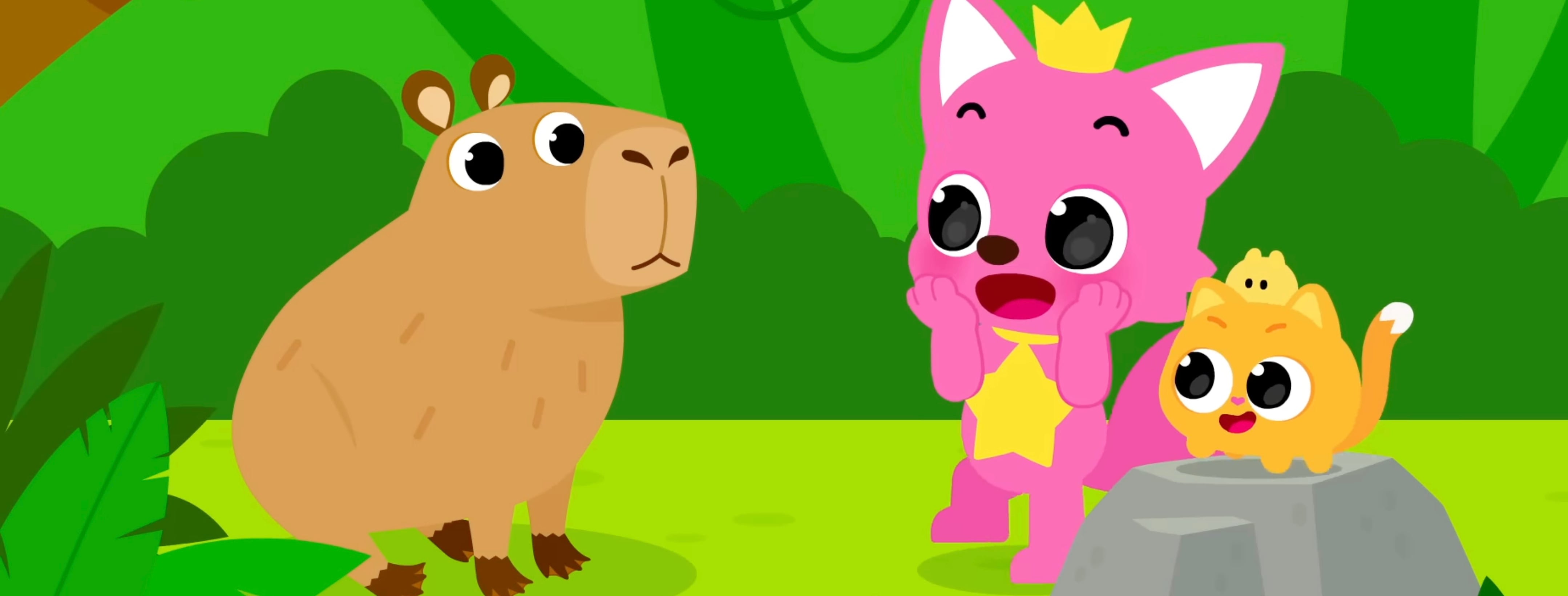 La canción del capibara en YouTube Kids por el Día de la Apreciación del Capibara este 10 de julio