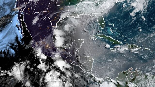 Avance del polvo del Sahara