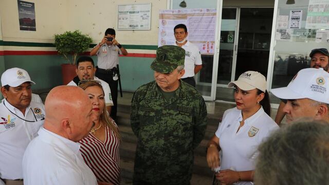 Las autoridades supervisaron los puntos migratorios.