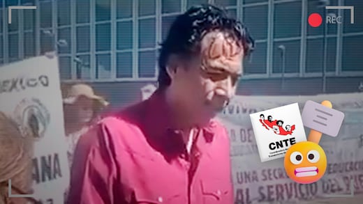 Marx Arriaga reaparece en marcha de la CNTE en CDMX y pide cambios educativos