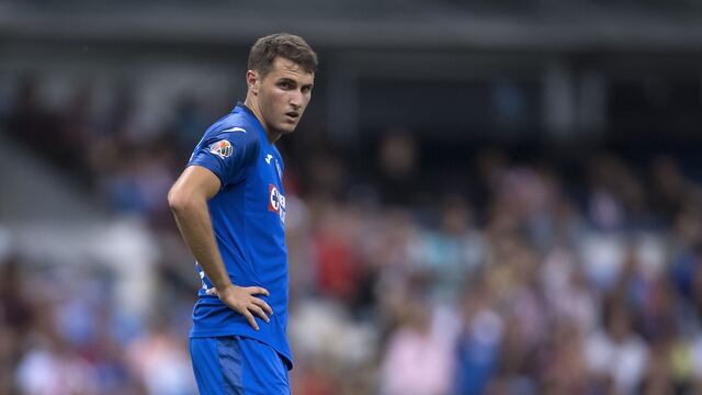 Giménez en un partido con Cruz Azul