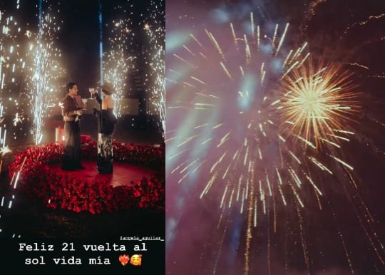 Christian Nodal le celebra su cumpleaños a Ángela Aguilar con romántico detalle