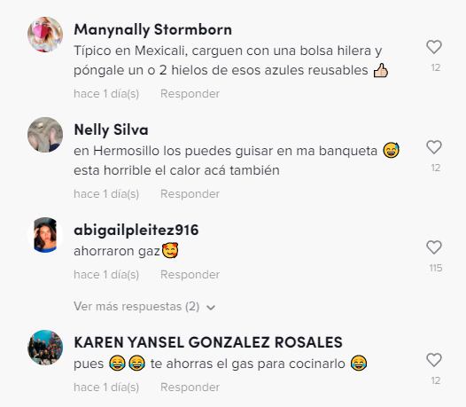 Reacción en TikTok por el video de la caja de huevos cocida por el calor