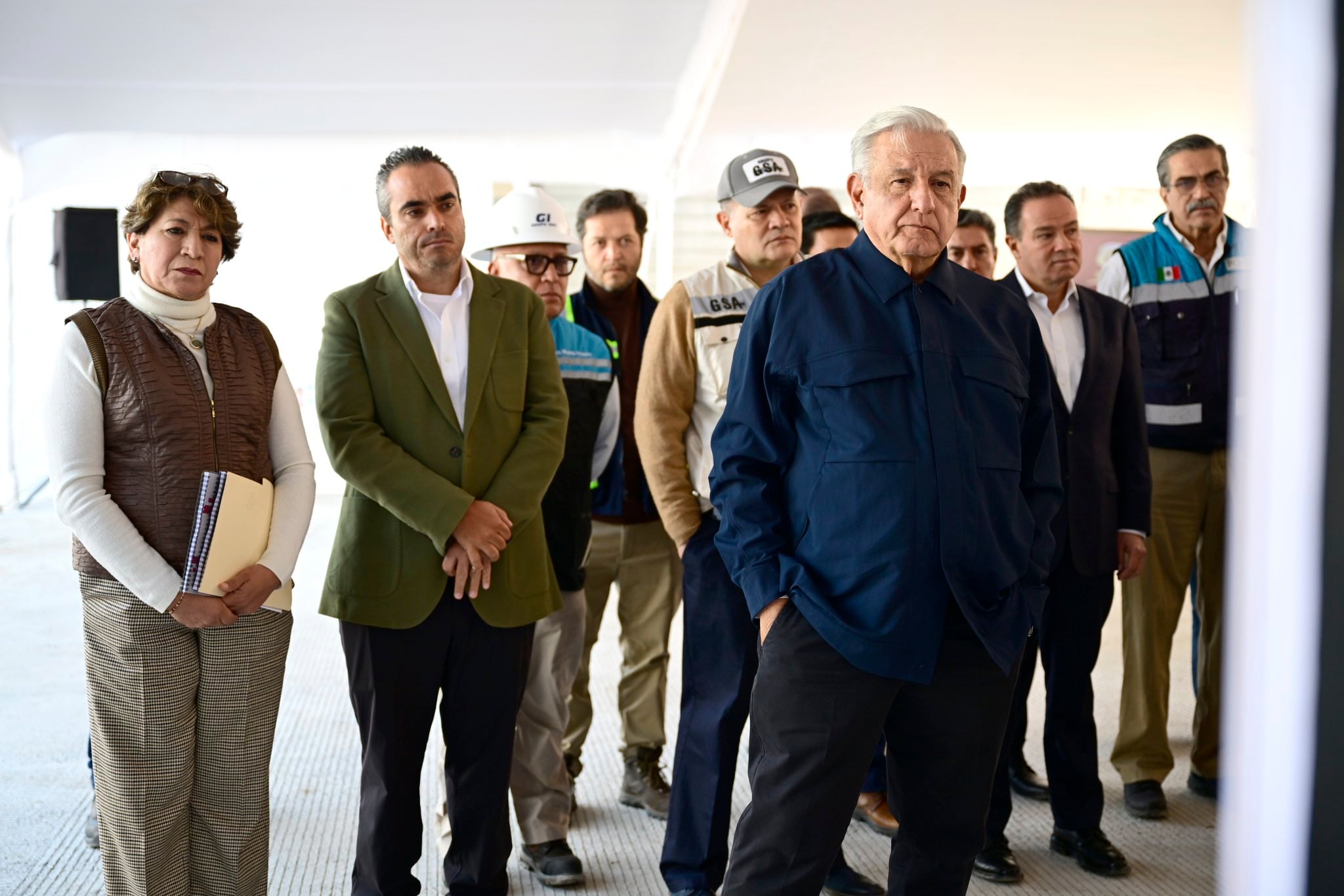 AMLO supervisa segunda etapa del Tren México-Toluca