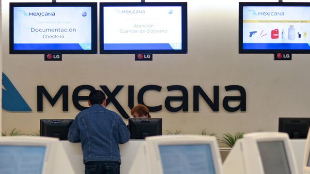 Mostradores de la aerolínea Mexicana