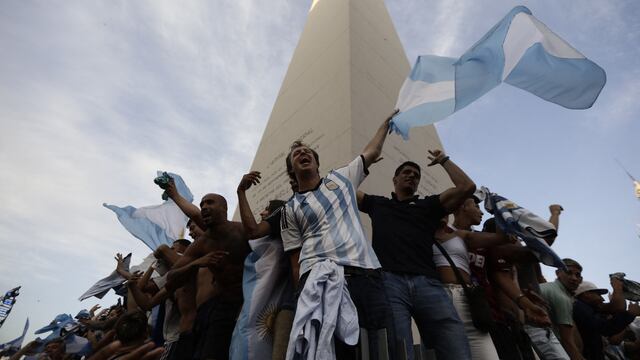 Así el festejo en Buenos Aires