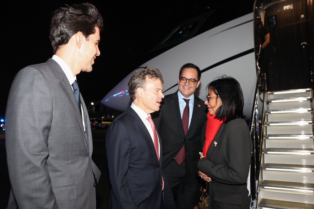 Delcy Rodríguez llega a Nueva York para su primer encuentro con Donald Trump