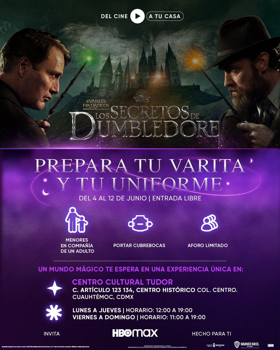 Experiencia Animales Fantásticos Los Secretos de Dumbledore