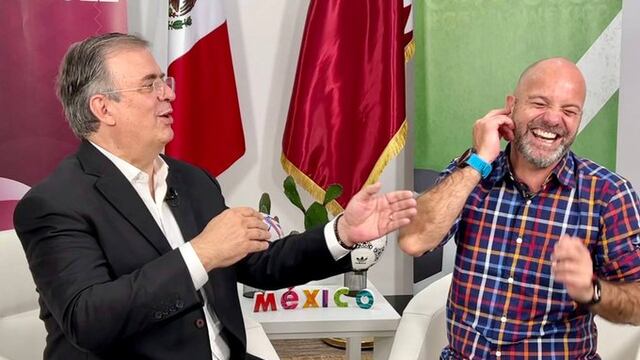 Marcelo Ebrard y Luis García