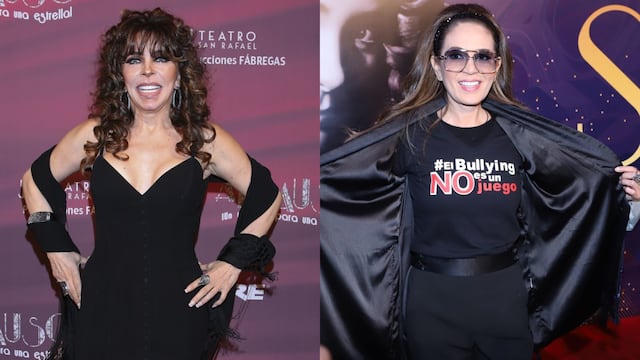 Verónica Castro y Yolanda Andrade.