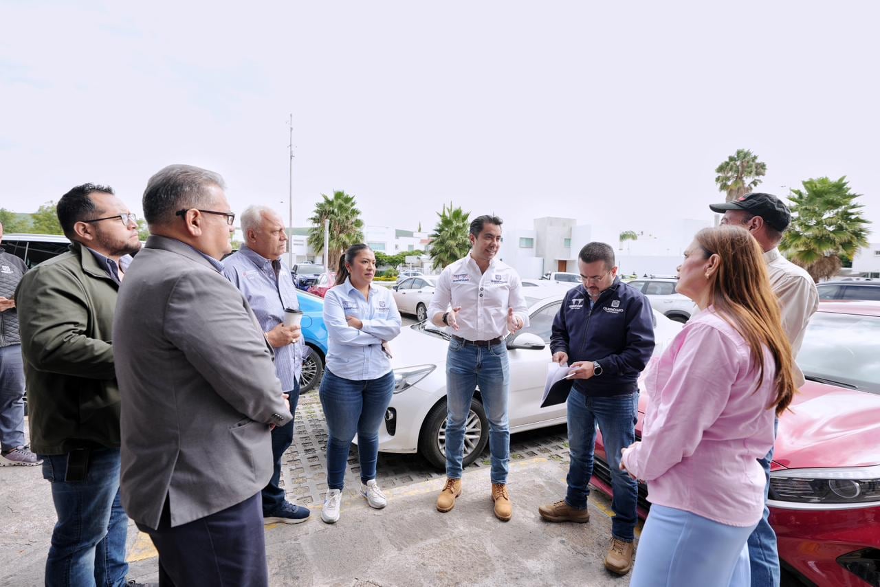 Querétaro implementa operativo de movilidad por obras del tren México-Querétaro.
