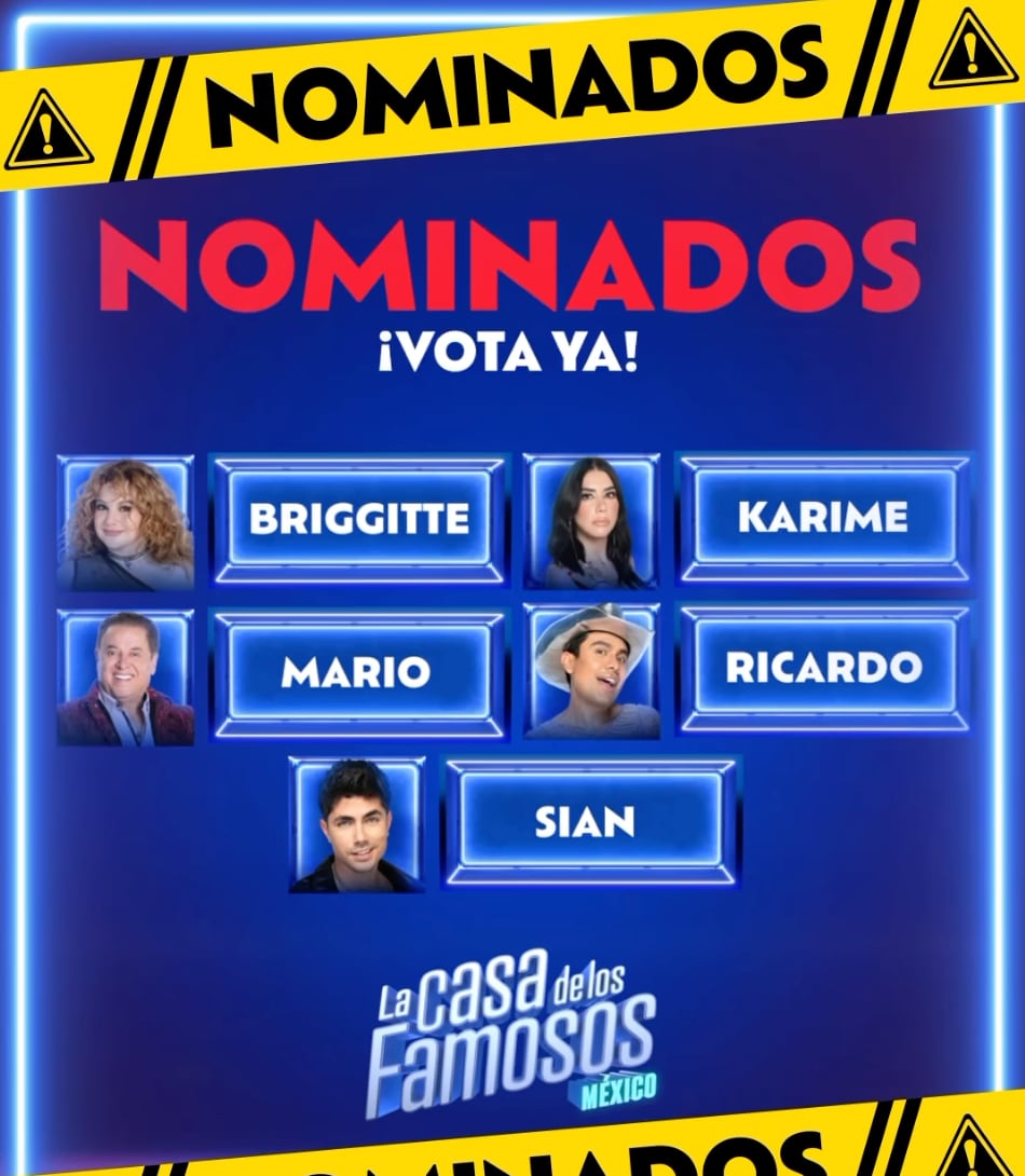 Nominados semana 7 La Casa de los Famosos 2024