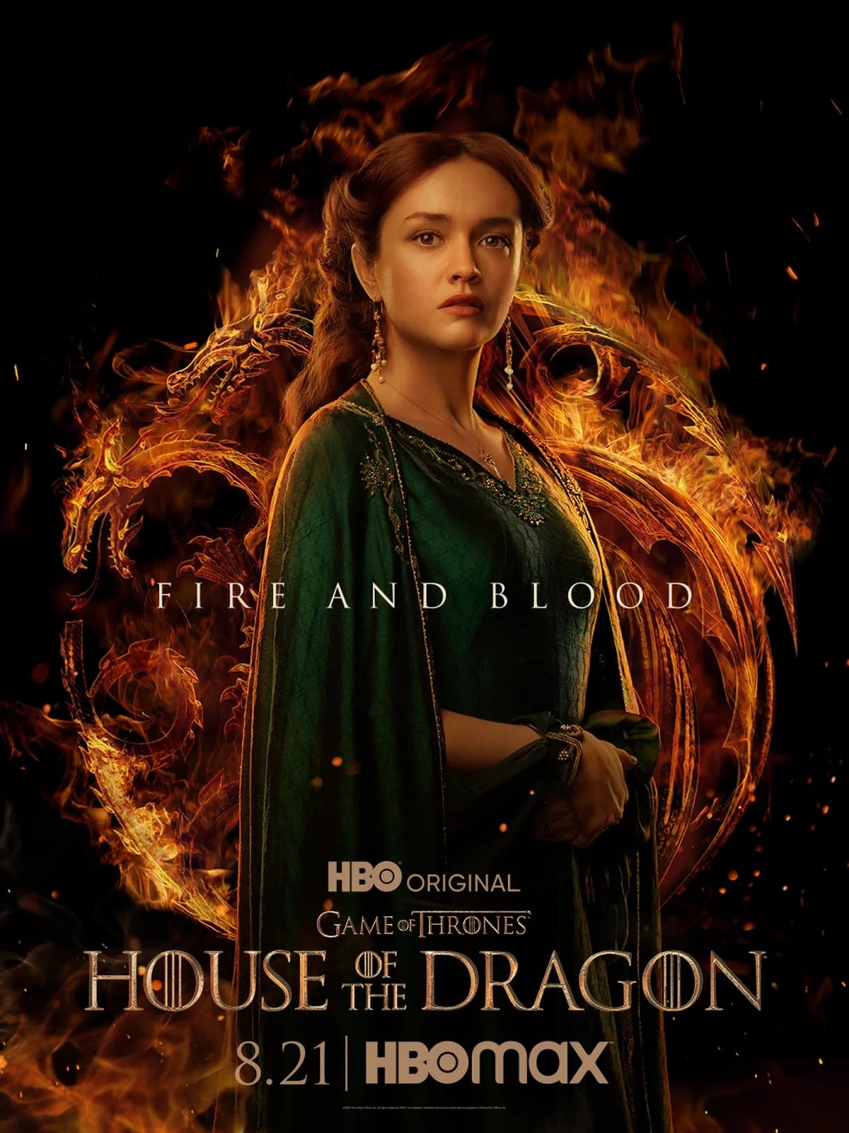 ‘House of the Dragon, la serie de HBO Max presenta a todos los personajes en nuevos pósters