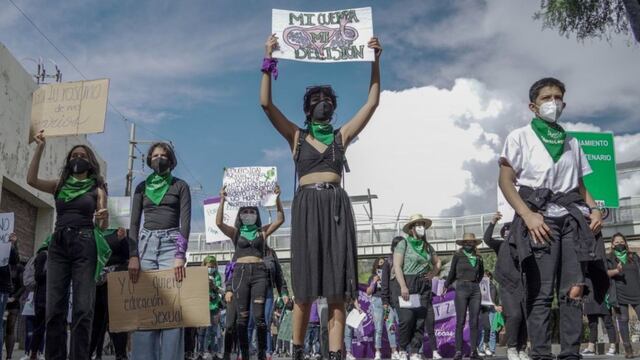 Protesta por el aborto legal